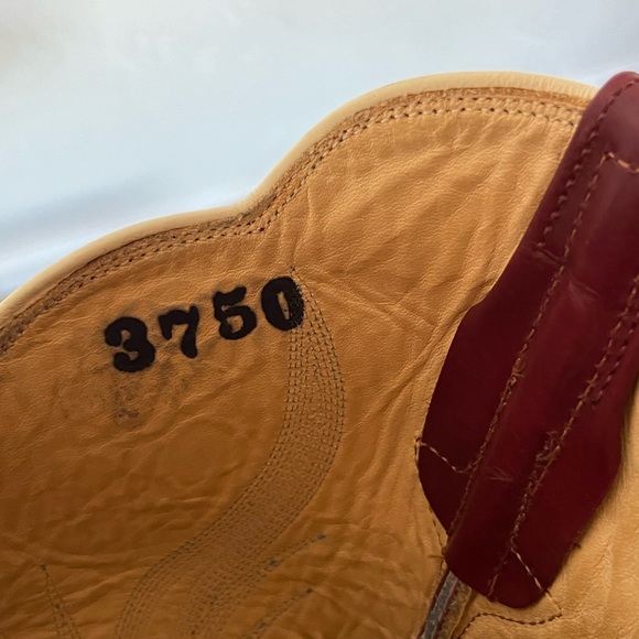 Rios of Mercedes 7.5 C Brown Ostrich  Red tops - Picture 9 of 11